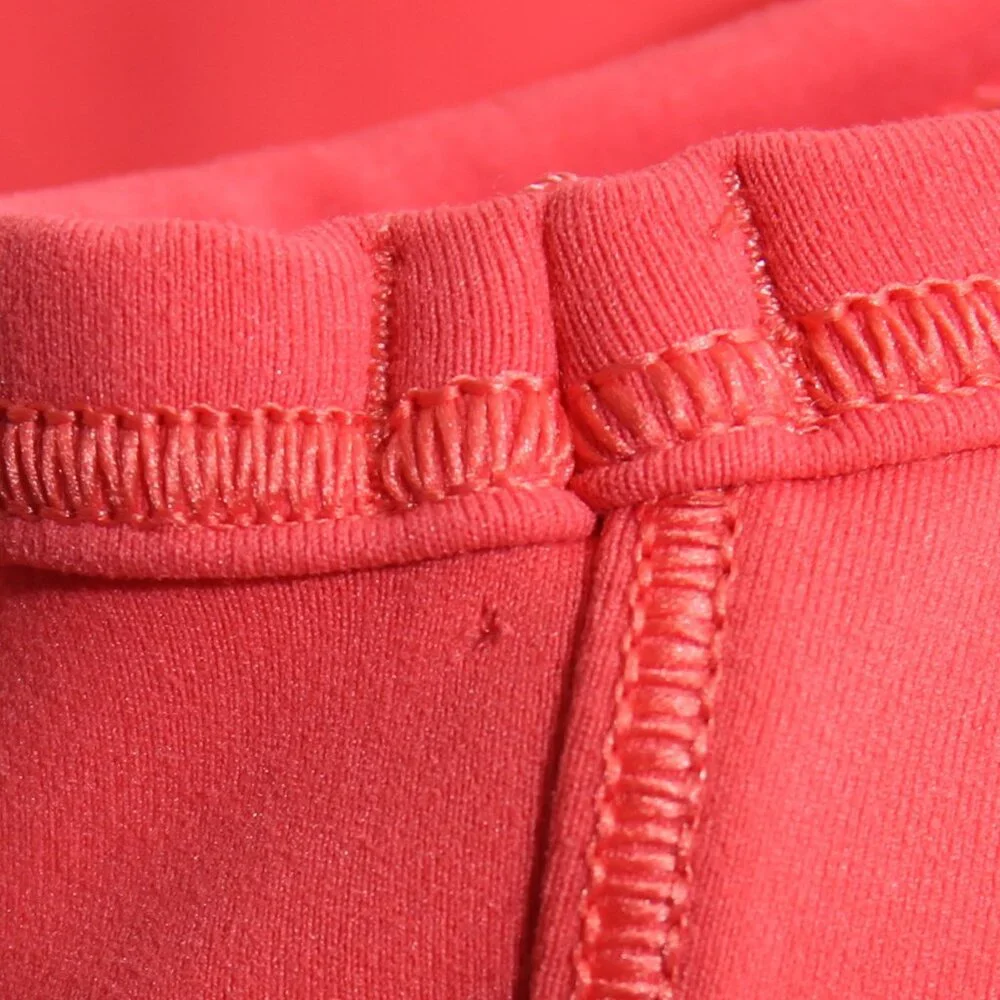 Lululemon Power Pivot Tank Top *Everlux Carnation Red Reversible V-Neck Crop 6